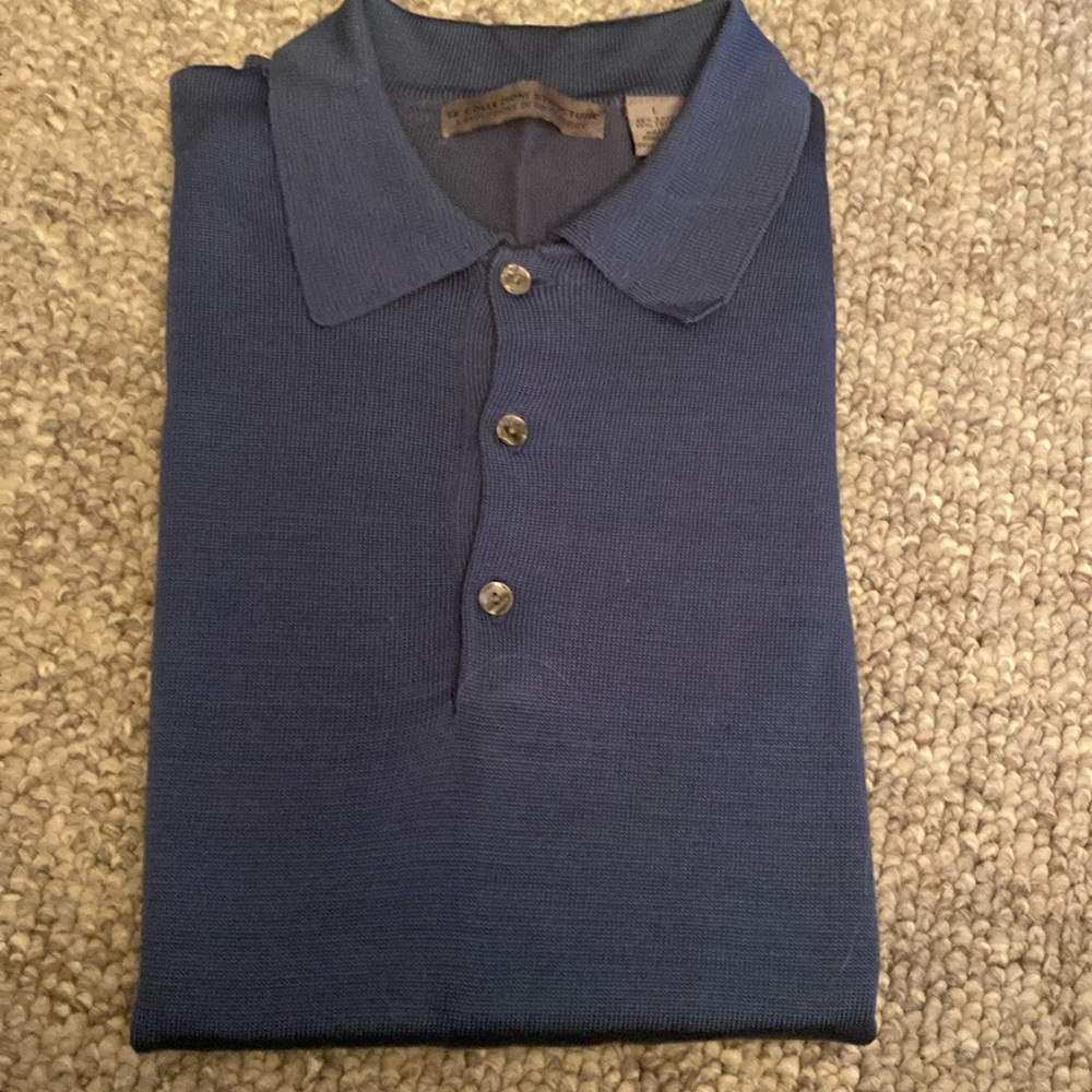 New Le Collezioni Structure washable polo shirt size L.
